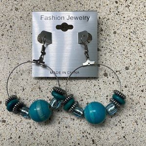 Blue earrings